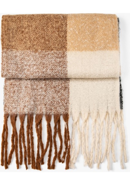 Ekose Uzun Atkı Püsküllü Yumuşak Dokulu fiyatları