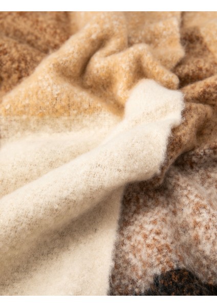 Ekose Uzun Atkı Püsküllü Yumuşak Dokulu modelleri