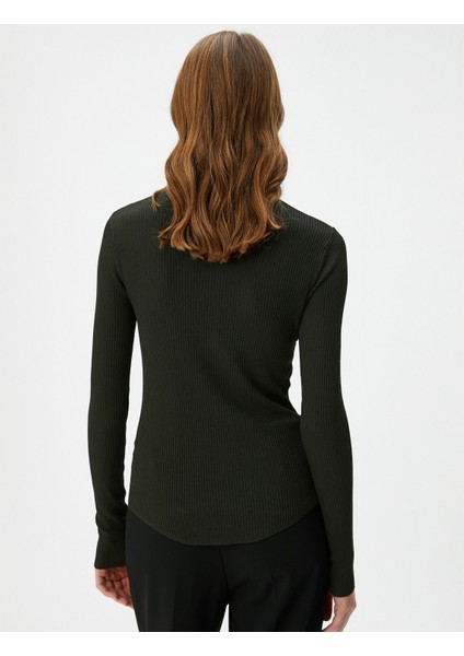 Boğazlı Kazak Basic Fitilli fırsatları