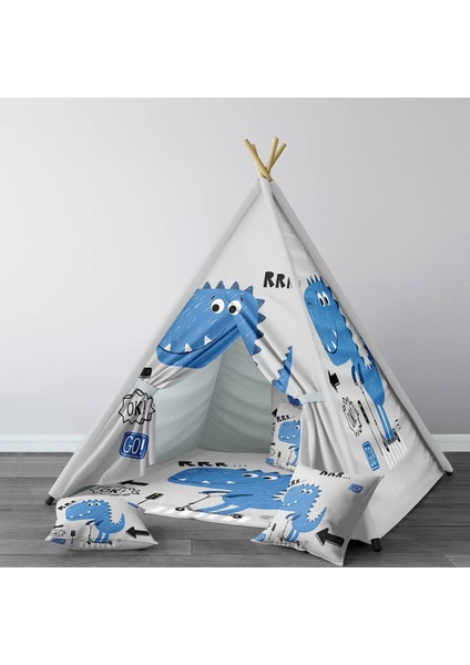 Bebek, Çocuk Odası Minderli/mindersiz Oyun Evi, Çadır Model 00038