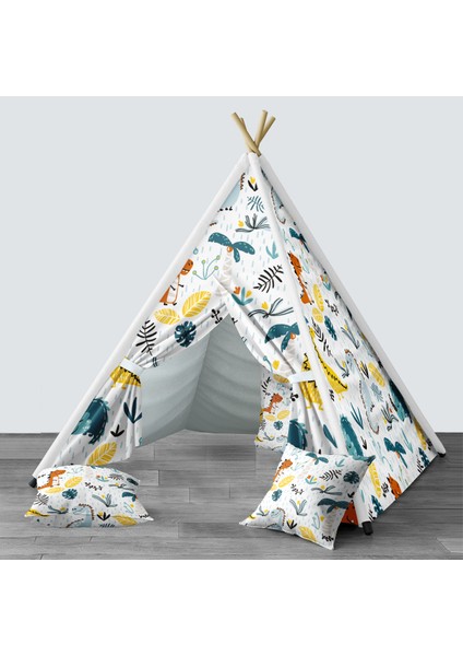 Bebek, Çocuk Odası Minderli/mindersiz Oyun Evi, Çadır Model 00023