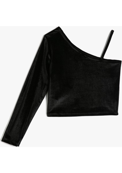Tek Omuz Tişört Uzun Kollu Ince Askı Detaylı fiyatları