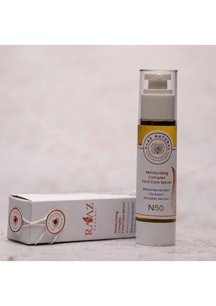 N50 Bitkisel Nemlendirici Yüz Bakım Kompleks Serumu Moisturizing Complex Face Care Serum