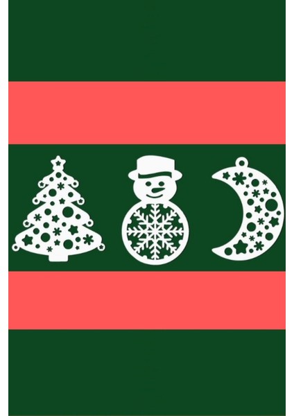 Beyaz Renk Yılbaşı Ağacı Süsü 6 Lı Noel Süsü Christmas Ornament fiyatları