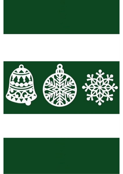 Beyaz Renk Yılbaşı Ağacı Süsü 6 Lı Noel Süsü Christmas Ornament modelleri