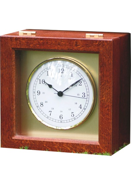 Marin Fischer Ahşap Kutulu Sari Kronometre 1388-22 160X160X90MM