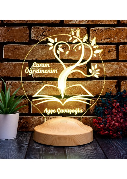 Canım Öğretmenim 3D LED Lamba - Öğretmene Kişiye Özel, Mezuniyet ve Öğretmenler Günü İçin Hediye Fikri indirimleri