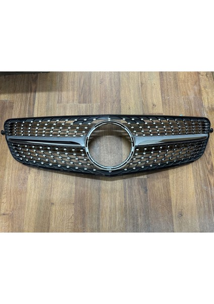 Mercedes W204 Krom Gümüş Diamod Panjur 2007-2013