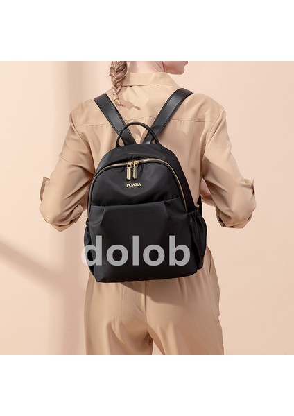 Premium Sense Büyük Kapasiteli Tuval Çanta Kadın Çantası Yeni Kore Trendy Fashion Fashion Oxford Bez Seyahat Sırt Çantası (Yurt Dışından)