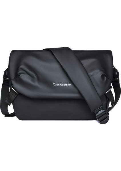 Postacı Çanta Erkek Işlevi Crossbody Çanta Deri Film Su Geçirmez Rahat Tek Omuz Crossbody Çanta Erkek Çanta Yeni Binme Çanta (Yurt Dışından)