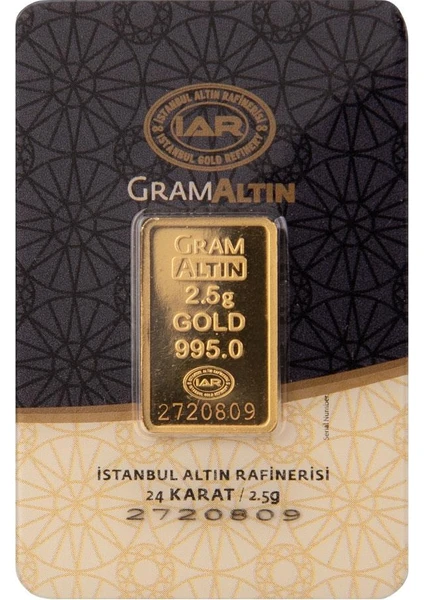 2.5 gr 24 Ayar Gram Altın