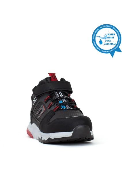 Trex Patik Erkek Çocuk Outdoor Bot Siyah - Kırmızı