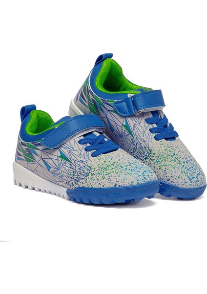 Messi Filet Erkek Çocuk Halı Saha Ayakkabısı Saks modelleri