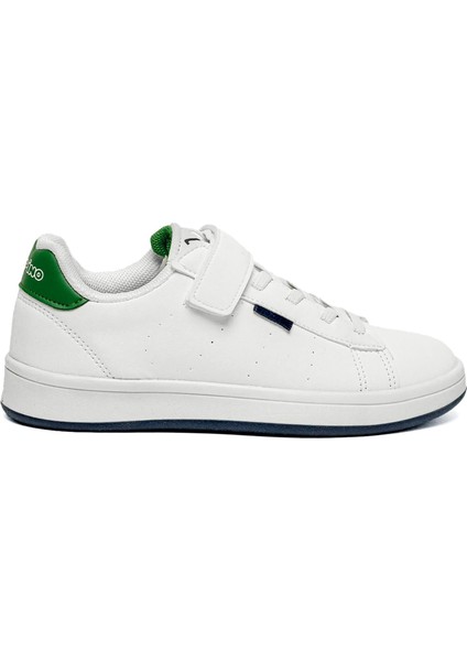 FK23-1539 Filet Erkek Çocuk Spor Ayakkabı Beyaz - Yeşil