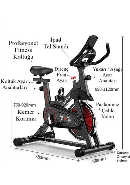 Spinning Bike-1 Kondisyon Bisikleti ve Kondisyon Aleti