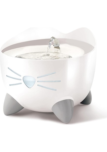 Pixi Fountain Çelik Hazneli Kedi Köpek İçin Otomatik Su Kabı 2 Lt