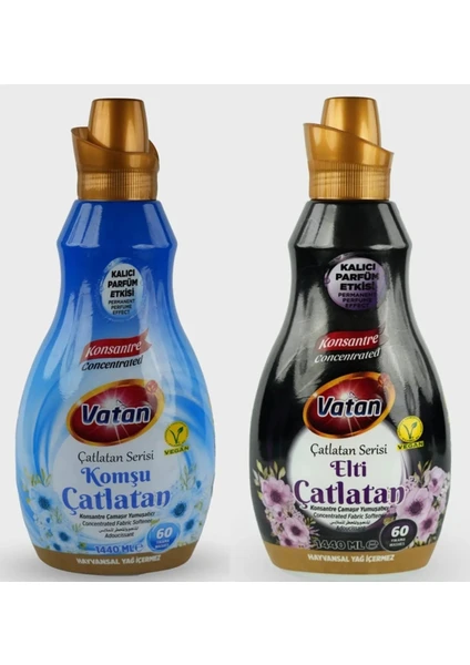 Komşu Çatlatan-Elti Çatlatan 1440 ml 60 Yıkama 2 Adet