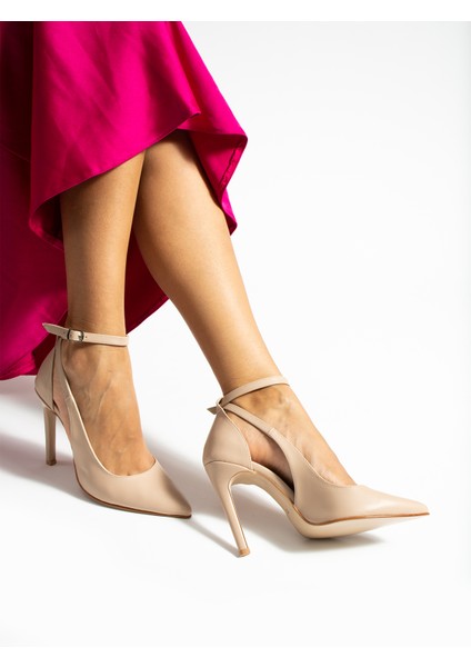 10,5 cm Nude Stiletto Topuklu Ayakkabı fiyatları