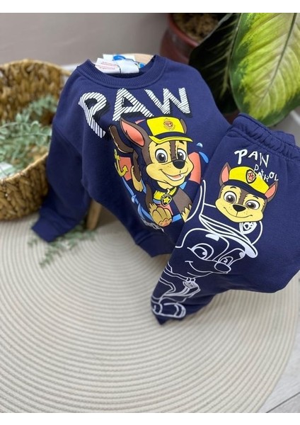 Paw Patrol Gemi Kaptanı Lacivert Rengi Takım