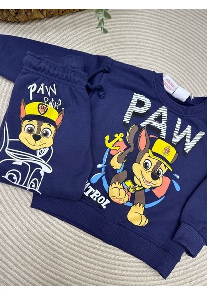 Paw Patrol Gemi Kaptanı Lacivert Rengi Takım