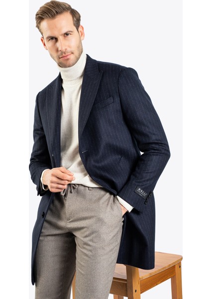 Erkek Palto-Lacivert