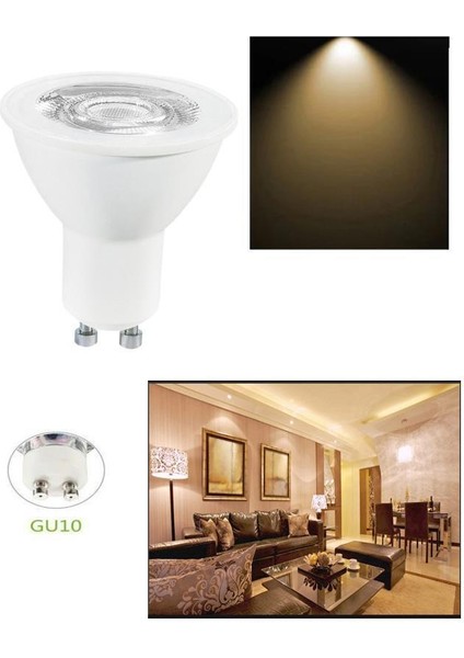 Ledvalue 6,9W(80W) PAR16 LED Spot Ampul Sarı 3000K - GU10 Duy
