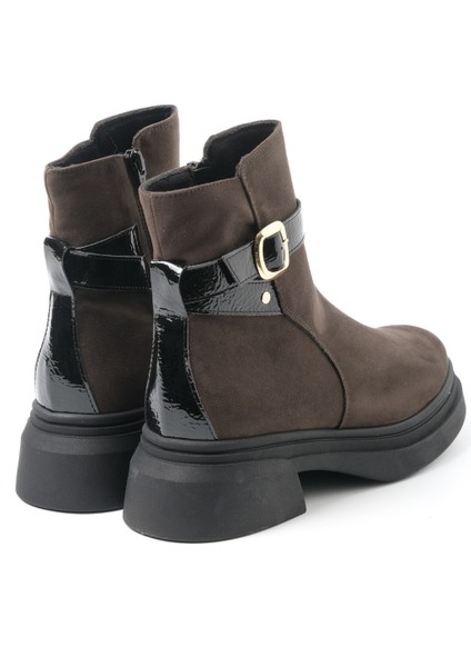 Kadın Bot 9E4932 4932 Camoscio Taupe fırsatları