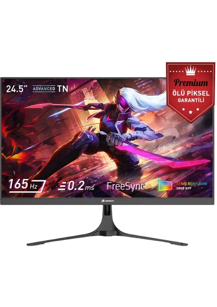 Gamebooster GB-2516FF 24.5" 165hz 0.2ms Advanced Tn Panel Fhd Freesync, G-Sync 1xhdmı 1xdp Gaming Monitör