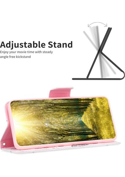 Samsung Galaxy A15 4g Kasa Cüzdanı Pu Deri Telefon Kapağı (Yurt Dışından)