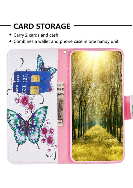 Samsung Galaxy A15 4g Kasa Cüzdanı Pu Deri Telefon Kapağı (Yurt Dışından)