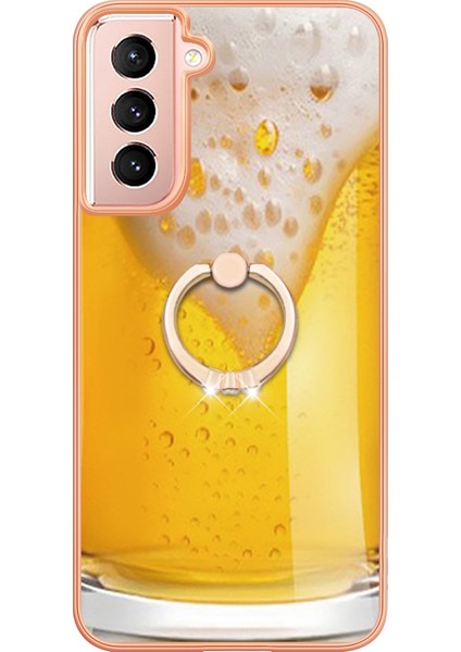 Samsung Galaxy S21 Fe 5g Koruyucu Tpu Kapak Imd Kickstand Electoleed Telefon Kılıfı (Yurt Dışından)