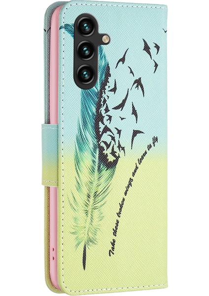 Samsung Galaxy A15 4g Kasa Pu Deri Cüzdan Telefon Kapağı (Yurt Dışından)