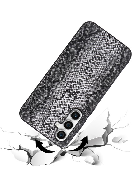 Samsung Galaxy S23 Fe Pu + Pc + Tpu Cep Telefonu Drop Anti-Drop Cep Telefonu Geri Kapak (Yurt Dışından)