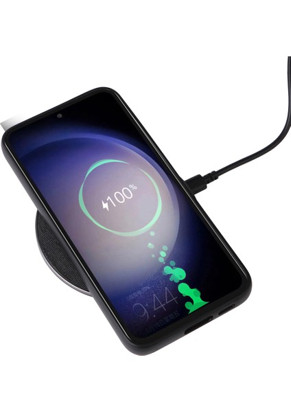Samsung Galaxy S23 Fe Pu + Pc + Tpu Cep Telefonu Drop Anti-Drop Cep Telefonu Geri Kapak (Yurt Dışından)
