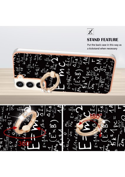 Samsung Galaxy S23+ Telefon Tpu Kılıfı Elektrokaplama Kickstand Cover (Yurt Dışından) fırsatları