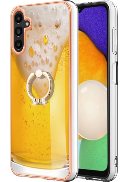 Samsung Galaxy A54 5g Tpu Telefon Kapağı Kickstand ile Elektraplatma Kılıfı (Yurt Dışından)