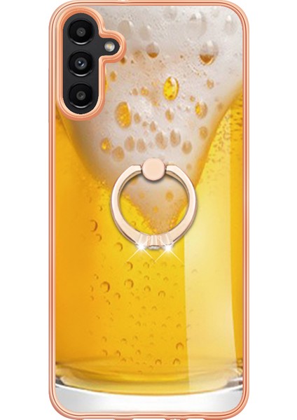 Samsung Galaxy A54 5g Tpu Telefon Kapağı Kickstand ile Elektraplatma Kılıfı (Yurt Dışından)