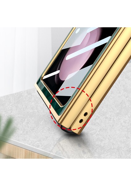 Samsung Galaxy Z Flip5 5g Anti-Drop Telefon Kabuğu Sert Pc Kılıfı Dahili Temperli Cam Film (Yurt Dışından) indirimleri