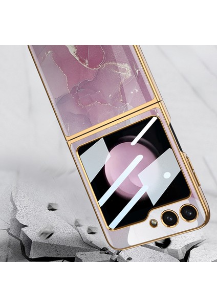 Samsung Galaxy Z Flip5 5g Sert Pc Telefon Kapağı Için Şok Geçirmez Kılıf (Yurt Dışından) fırsatları