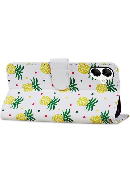 Samsung Galaxy A05 4g Case Stand Pu Deri Telefon Kapağı (Yurt Dışından)