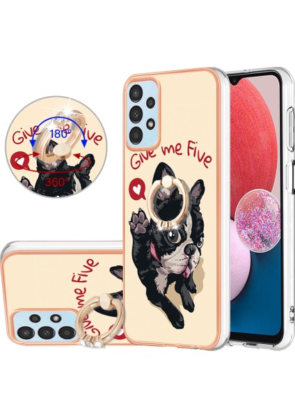 Samsung Galaxy A32 5g / M32 5g Tpu Telefon Kılıfı Elektrokap Kickstand Cover (Yurt Dışından)