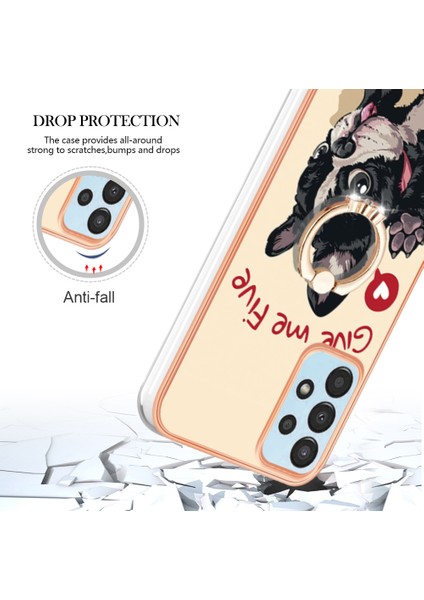 Samsung Galaxy A32 5g / M32 5g Tpu Telefon Kılıfı Elektrokap Kickstand Cover (Yurt Dışından)