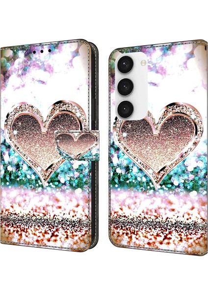 Samsung Galaxy S23 Fe Cüzdan Deri Telefon Kılıfı 3D Telefon Stand Kapağı (Yurt Dışından) fiyatları