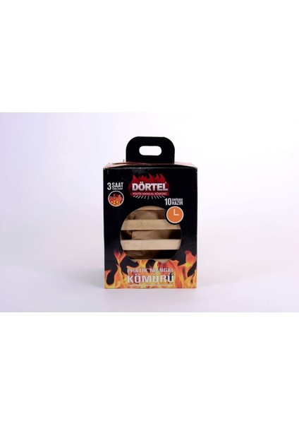 Dörtel Pratik Mangal Kömürü 6 Lı Paket