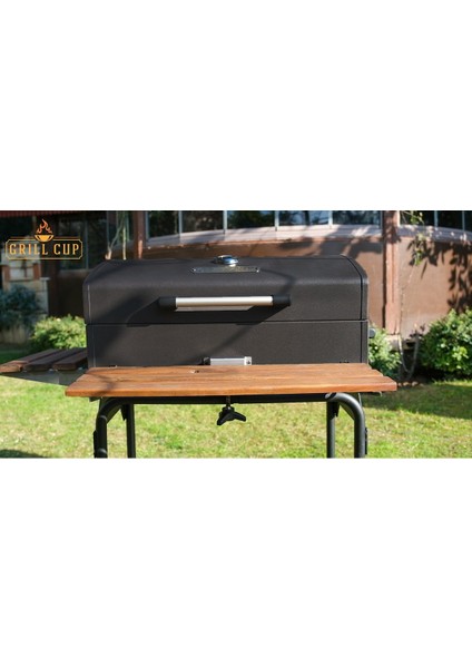 075 cm Profesyonel Barbekü Mangal Mat Elagan Gri modelleri