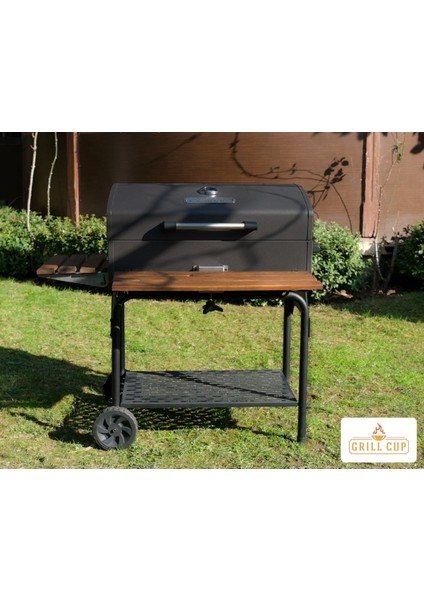 075 cm Profesyonel Barbekü Mangal Mat Elagan Gri fırsatları
