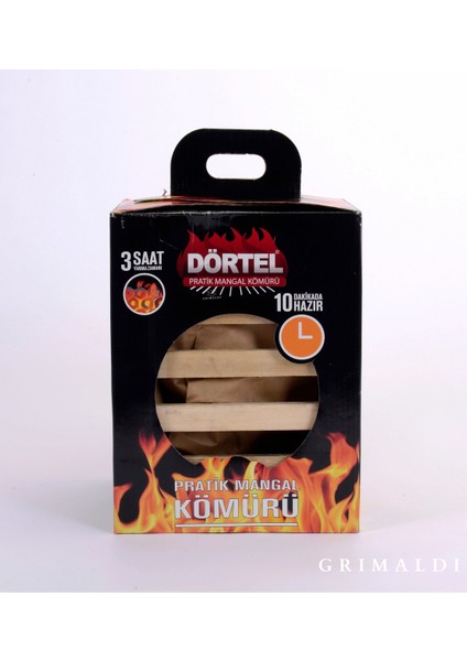 Pratik Mangal Kömürü Çıtalı Kafes Hızlı Mangal