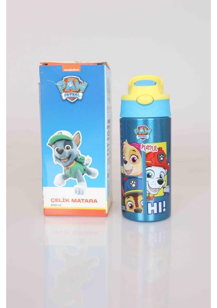 Lisanslı Paw Patrol Çelik Matara 500 ml