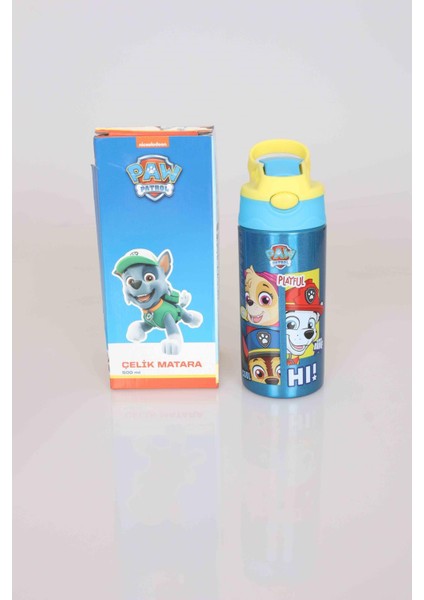 Lisanslı Paw Patrol Çelik Matara 500 ml