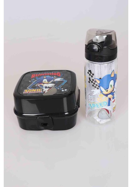 LİSANSLI SONIC 2 KATLI BESLENME KUTUSU / LUNCH BOX VE 500 ML TRITAN MATARA 2'LİSİ modelleri